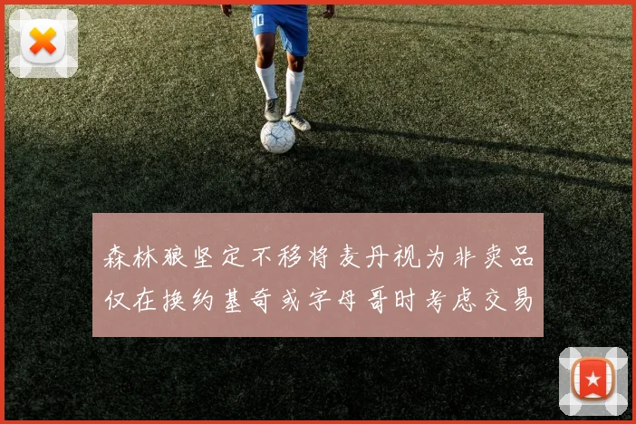 森林狼坚定不移将麦丹视为非卖品仅在换约基奇或字母哥时考虑交易